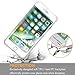iPhone 8 Plus Case, JEXICASE Black Lace Flower Pattern Clear Shock Absorption Technology Bumper Hybrid Protective Cover Case for iPhone 8 Plus 5.5 Inch