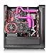 Thermaltake View 27 Black Edition Gull Wing Window SPCC ATX Mid Tower Tt LCS Certified Computer Chassis with Red LED Riing Fan CA-1G7-00M1WN-02