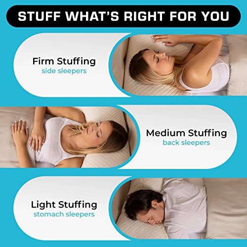 Xtreme Comforts Pillows for Sleeping GreenGuard Gold Certified Adjustable Standard Memory Foam