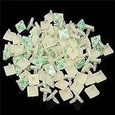100PCS/set HC-5 (3mm) Nylon Plastic Screw Sticky PCB Spacer - Locking Snap-in Posts Fixed Clips - Insulated Adhesive Reverse 