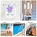 Funny Rainbow Stars Flowers Unicorn Hand Towels 30 X 15 Inch,Unicorn Bath Bathroom Towels Multipurpose Towel Highly Absorbent for Bath,Hand,Face,Gym,Spa