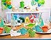 Dinosaur Cupcake Wrappers Toppers Party Supplies Birthday Dino Cake Decorations Jurassic - T-Rex/Triceratops/Spinosaurus 45 PCS