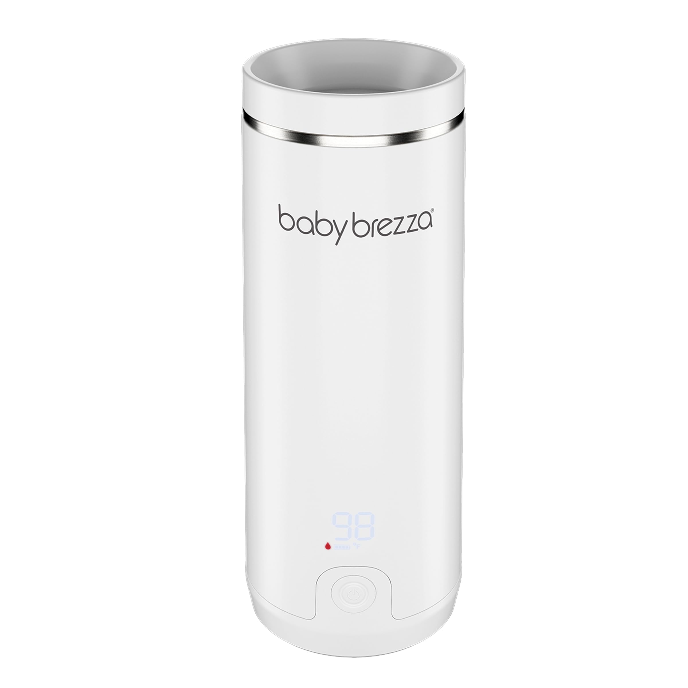 Photo 1 of Baby Brezza Portable Warmer – 3X Faster Baby Bottle Warming - Travel Breastmilk and Formula Warmer - Safe, Even Heating - Up to 9oz - No Adapters, White