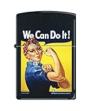 Zippo US Army Rosie The Riveter Black Matte Pocket