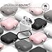 elago AirPods Hang Case [White] - [Compatible with Apple AirPods 1 & 2; Front LED Not Visible][Supports Wireless Charging][Extra Protection] [Added Carabiner] - for AirPods 1 & 2