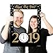 Big Dot of Happiness New Year's Eve - Gold - New Years Eve Party Selfie Photo Booth Picture Frame & Props - Printed on Sturdy Material