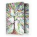 FINTIE Passport Holder, Slim Travel Wallet RFID Blocking Card Case Cover Passport Cover Protector Essentials with Credit Card Slots for Women/Men, Love Tree