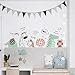 DKTIE Cute Animal Wall Stickers Decals for Kids Room Bedroom Baby Room Wall Decor Sticker ，Two Pieces Combination 4060cm/15.723.6inch