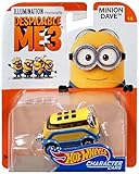DieCast Hot Wheels Despicable Me 3 Minion Dave Character Car #1/6
