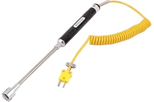 URBEST NR-81532B -50 to 500deg/C K Type Handheld Surface Thermocouple Probe for Measuring The Surface Temperature