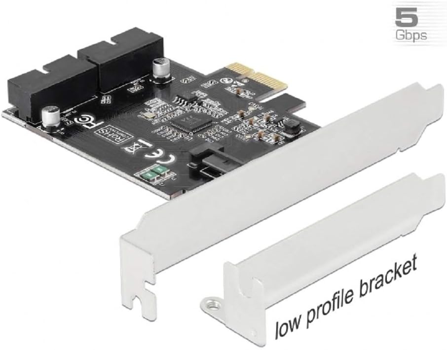 DeLock PCI Express Card to 2x Internal USB 3.0 Post Plug, 90387, Multicoloured - Image 3