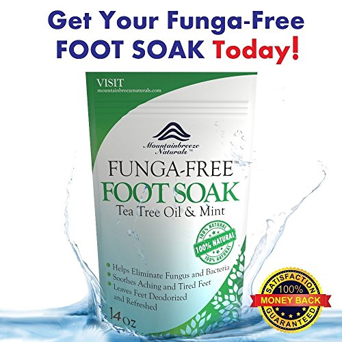 Tea Tree Oil Foot Soak With Epsom Salt, Antifungal Foot Soak Helps Away