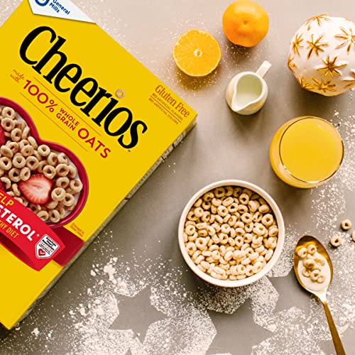 Original Cheerios Heart Healthy Cereal, Gluten Free Cereal with Whole