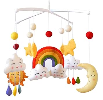 Amazon Com Diy Nursery Mobiles For Crib Decorations Crib Mobile Need Sewing Baby