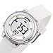 Better line® Digital Kids Watch Band with Hourly Chime, Stopwatch, Daily Alarm & Calendar (White)