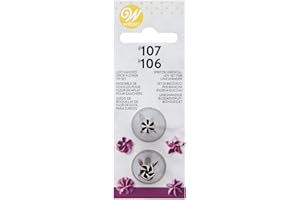 Wilton 418-613 Left-Hand Drop Flowers Decorating Tip Set
