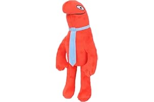 Mukorolee Smiling Friend Plush Toy, Soft Stuffed Animal Monster Figure Doll, Cotton Plush Pillow Movie Fans Favors Preferred Gifts for Kids Children Toddler Birthday Party (Allan Red 10")