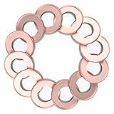 Discagenda Aluminum Disc-binding Discs 42mm 1.65in 12 Piece Set Rose Gold