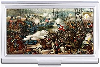 Kronial Business Card Holder Case Battle of Pea Ridge Business Card Desk Holder
