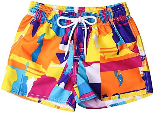 Simayixx Women Shorts Plus Size, Womens Teens Board Pants Adjustable Bikini Lace Swim Short Beach Swimwear Trunks Bottoms