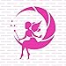 Fairy Moon Stencil - Add A Touch of Magic to Your Creative Endeavors, Fantasy Stencils