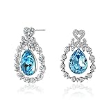 Lelekiss Swarovski Elements Crystal Earrings Studs for Women