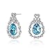 Lelekiss Swarovski Elements Crystal Earrings Studs for Women