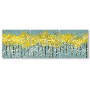 Wall26-3 Panel Canvas Wall Art- Colorful Abstract Art -Giclee Painting Wall Bedroom Living Room Home Decoration - 12"x12"x3 Panels