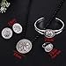 Silver Plated Amharic Jewelry Set Coptic African Gift Eritrea Habesha Women Girl Jewelry