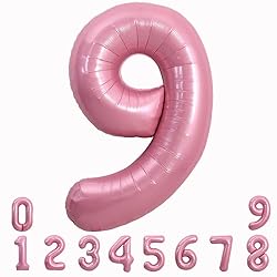 TONIFUL 40 Inch Light Pink Large Numbers