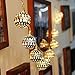 Battery Operated Silver Moroccan Orb LED Fairy Lights with 10 Warm White LEDs