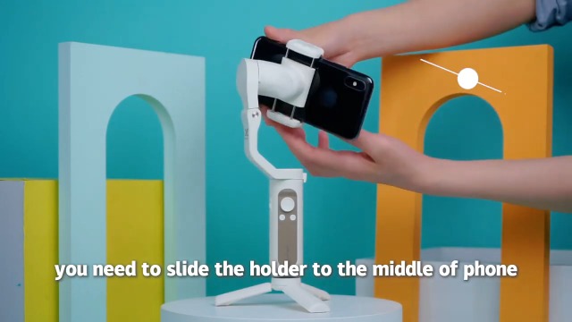 6 3+Axis+Gimbal+Stabilizer+Smartphone+Lightweight