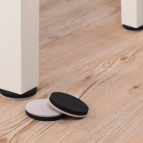 24PCS Furniture Sliders 2.5 Inch Felt Sliders Furniture Pads for