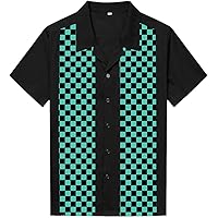 50s シャツ　CASUAL shirt Amazon.com: Anchor MSJ Men's 50s Male Clothing Rockabilly