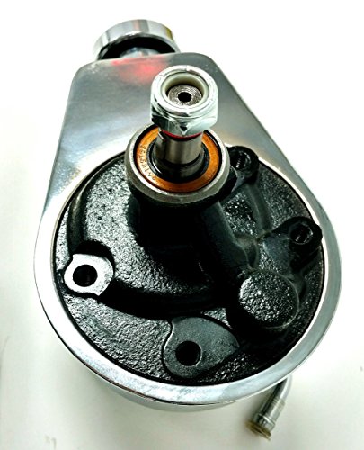 Complete Saginaw Power Steering Pump Kit – Double Groove Pulley & Bracket For SBC Chevy Engines (5/8" Shaft)