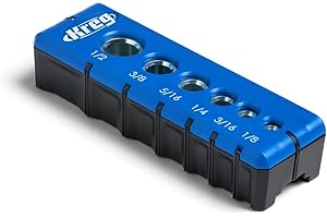 Kreg Portable Drilling Guide - 6 Hardened Drill Guides for Carpentry - Craftsman Tool Accessory