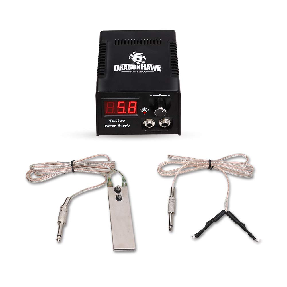 Dragonhawk Complete Tattoo Kit 3 Pro Machines Gun Immortal Inks Power