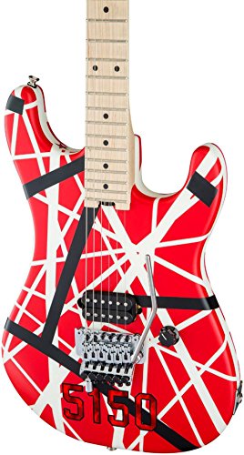 EVH Striped Series 5150 - Red, Black and White
