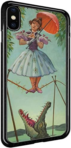 Disney Haunted Mansion Painting Ballerina iPhone X Protective TPU Rubber iPhone Case