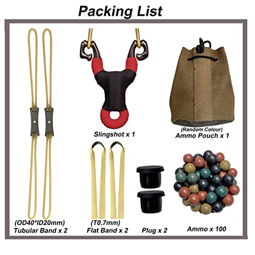 Slingshots for Adults Hunting Stainless Steel Sling Shot for Shooting