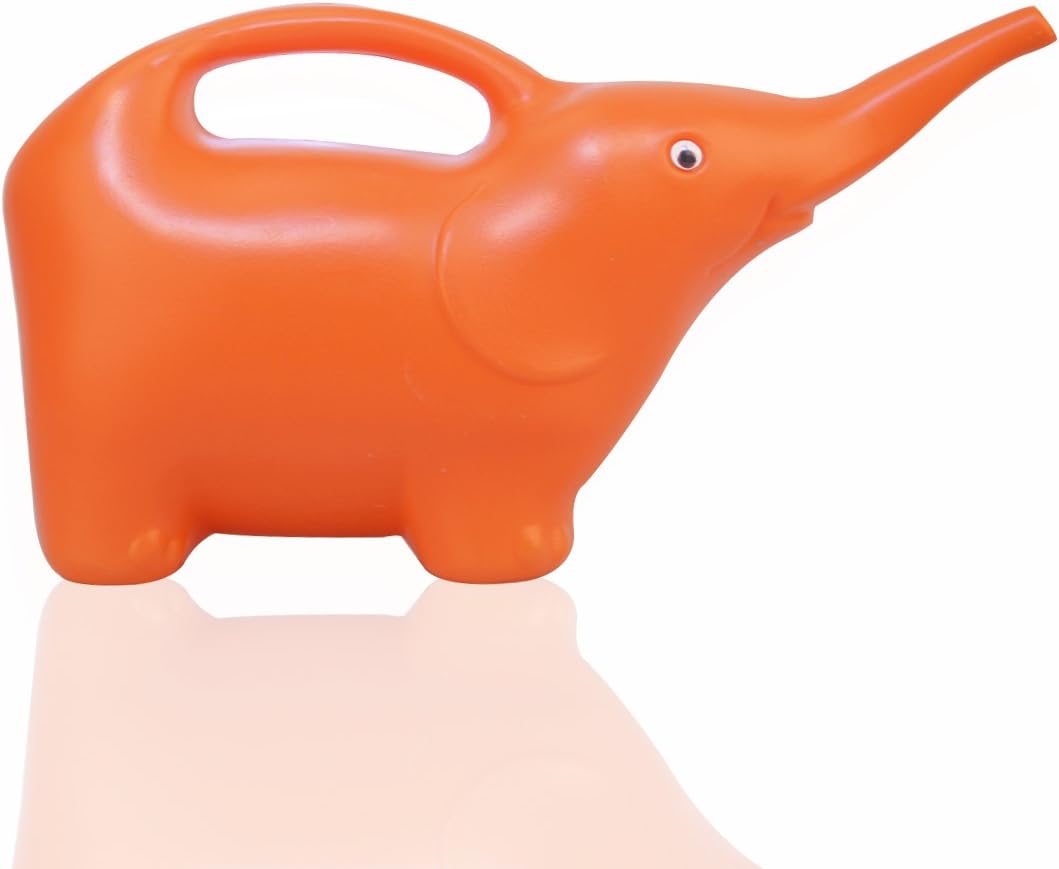 Elephant Watering Can Kids Toy Beach Plastic Orange
