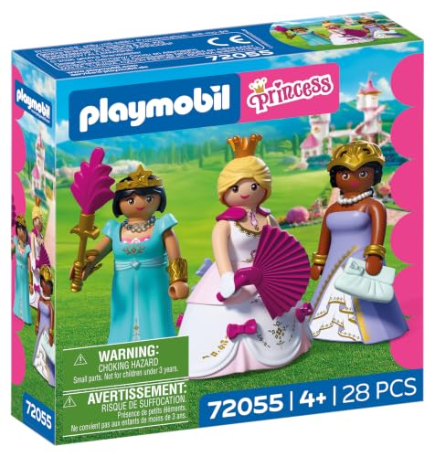 | Princess | DREI Prinzessinnen | 3 Figuren mit Wechselkleidung und Accessoires | Fördert die Kreativität | Prinzessin Spielzeug ab 4 Jahren | 72055