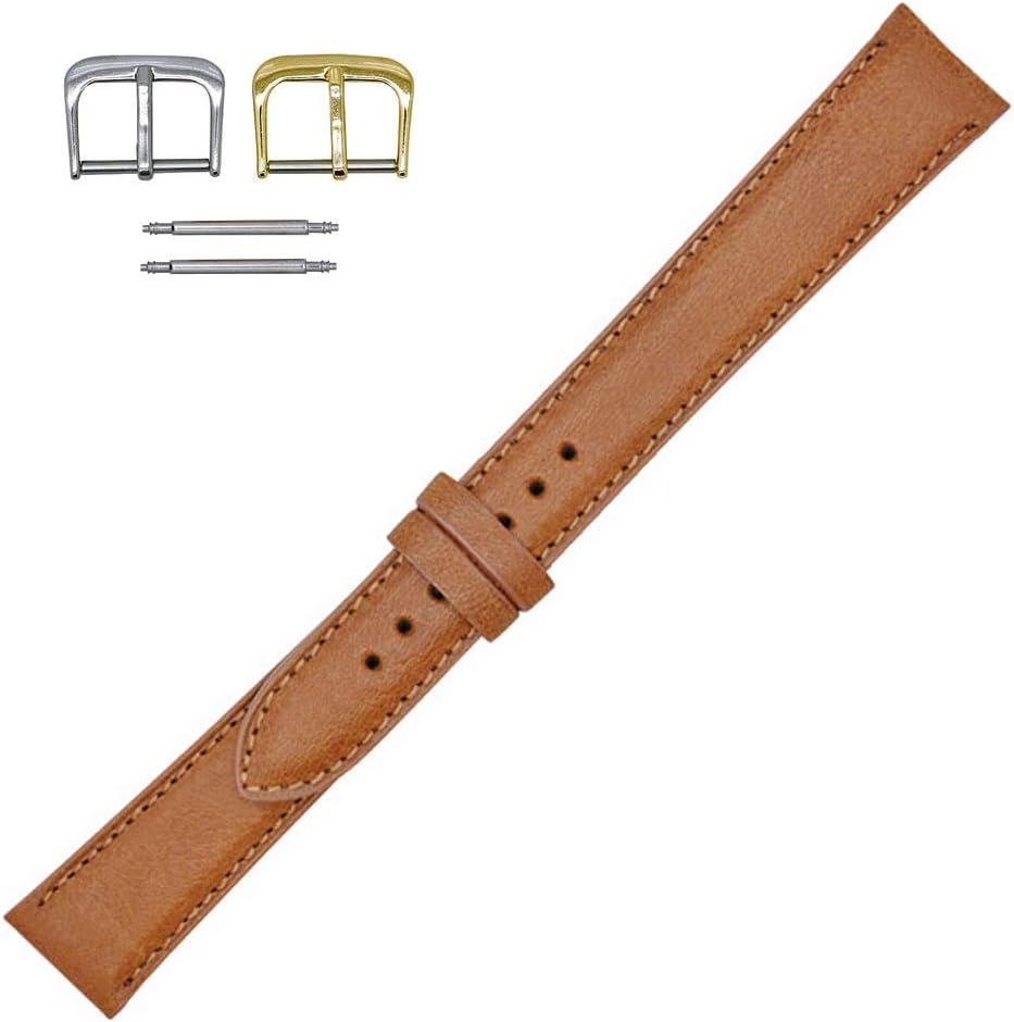 Real Leather CreationsMade in the USA - Montana Genuine Leather – Big and Tall Long Watch Bands Straps - American Factory Direct - For Vintage and Newer Watches