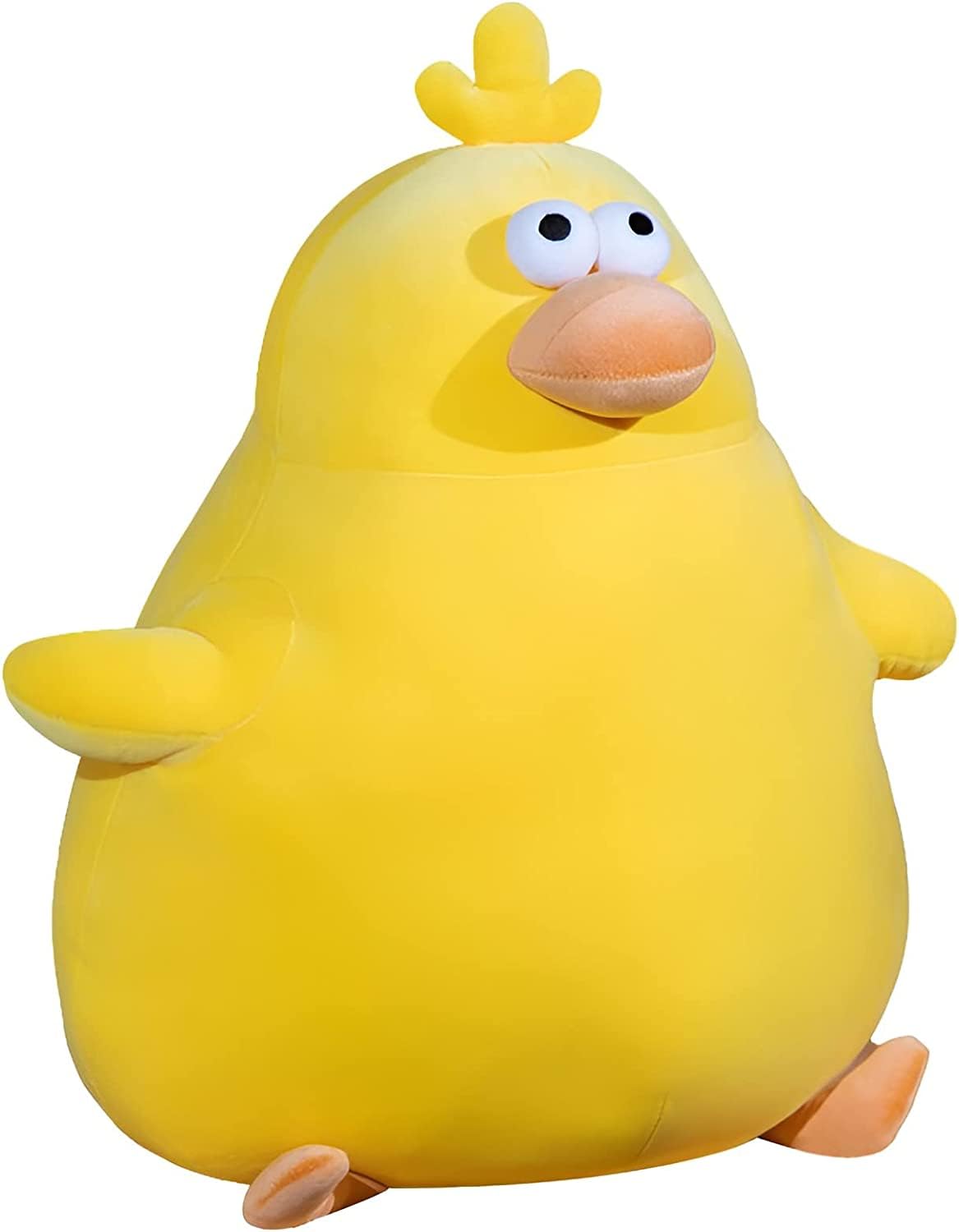 Annco Cute Soft Chicken Plush Toys Big Eyes Funny Stuffed Animal Plush,Chicken Pillow and Frog Plushies Gifts for Boys and Girls