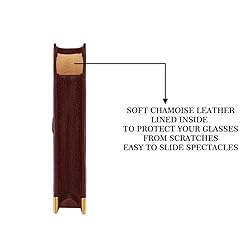 Adamis Genuine Leather Spectacles Soft Pouch for