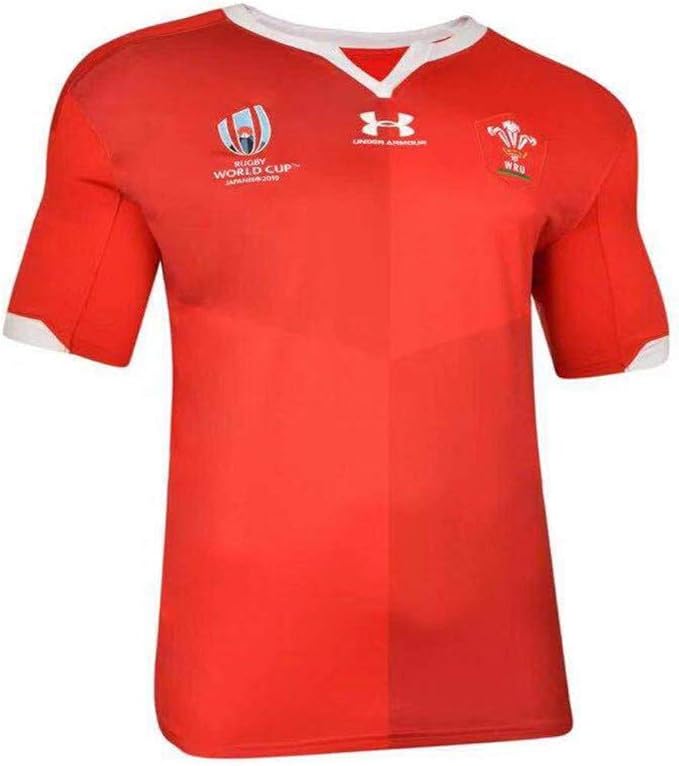 TT377 2019 Rugby Maillot Coupe Du Monde,Wales,Pays De Galles, TShirts Amateurs De Coupe Du