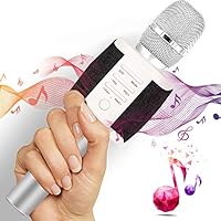 TOSING Wireless Karaoke Microphone for Family Adults, Portable Bluetooth Karaoke Machine with Speaker, Superior Stereo Sound, Birthday Party Microphone -Gift Package