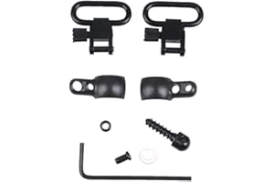 Bvawtrs Lever Action Rifle Sling Mount Kit Quick Detachable Sling Swivels Split Band 1" QD 115 Winchester Marlin Mossberg Hun