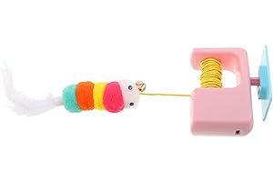 GLEAVI Electric Retractable Motorized Cat Teaser Hanging Door for Indoor Kitten Play – Automatic Extendable