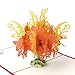 Arich Creative 3D Pop UP Holiday Greeting Card Flower Tree Christmas Thanksgiving Gift